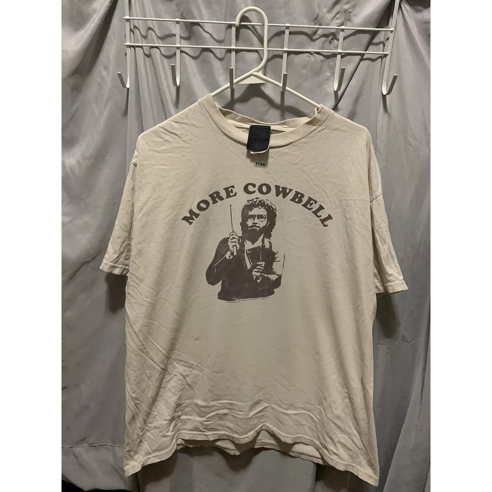 Saturday Night Life Shirt Adult Large Brown Short Sleeve More Crowell Y2K Men's